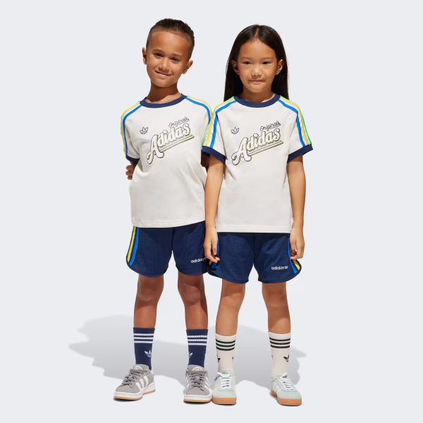 Completo beige e blu - Adidas