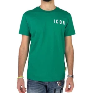T shirt verde logo piccolo - Icon