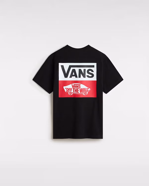 T shirt nera stampa retro ragazzi 8/14 anni - Vans - immagine 2