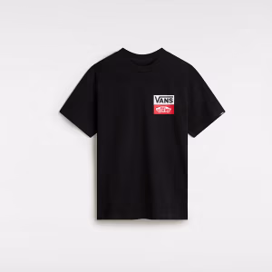 T shirt nera stampa retro ragazzi 8/14 anni - Vans