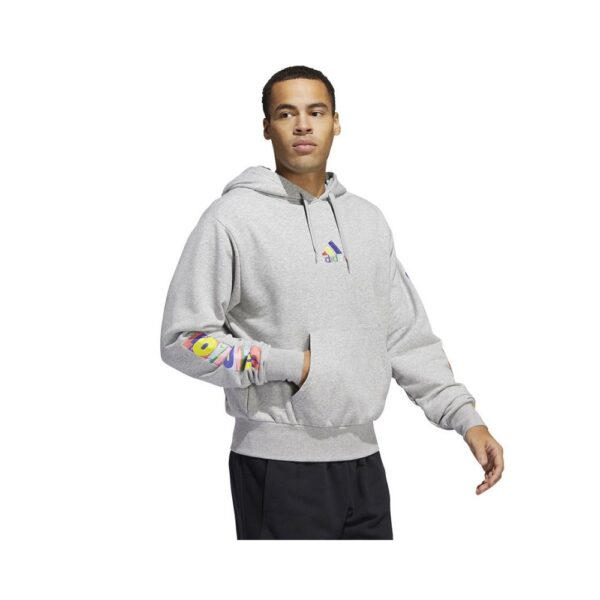 Felpa grigia con cappuccio - Adidas