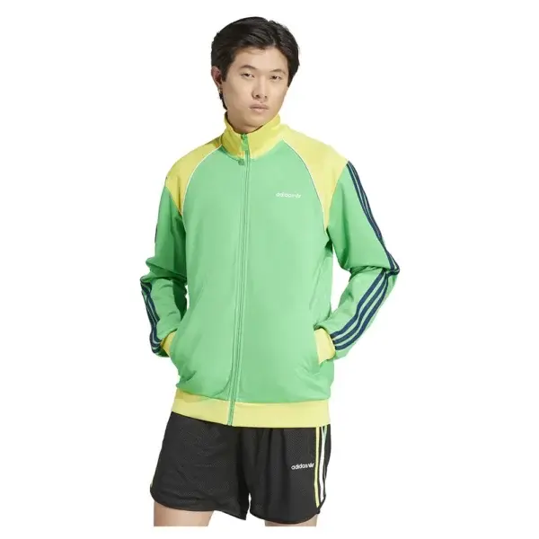 Giacca zip verde giallo - Adidas