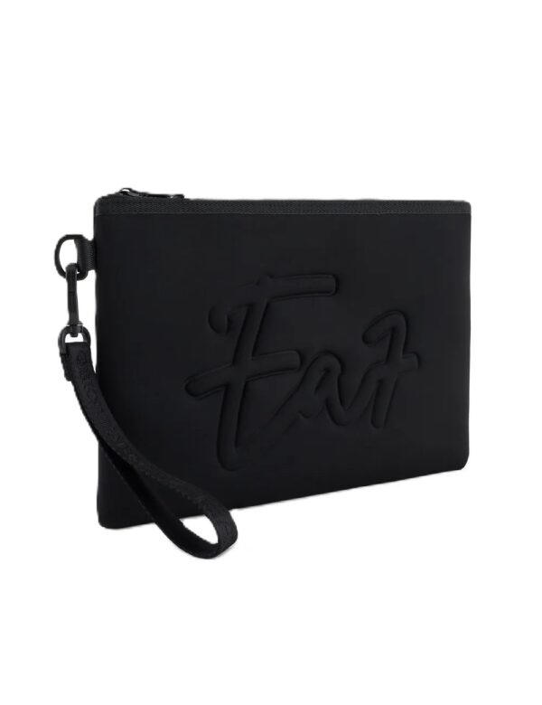 Armani Pochette In Tessuto Tecnico Logo (Nero o Fucsia) - Armani