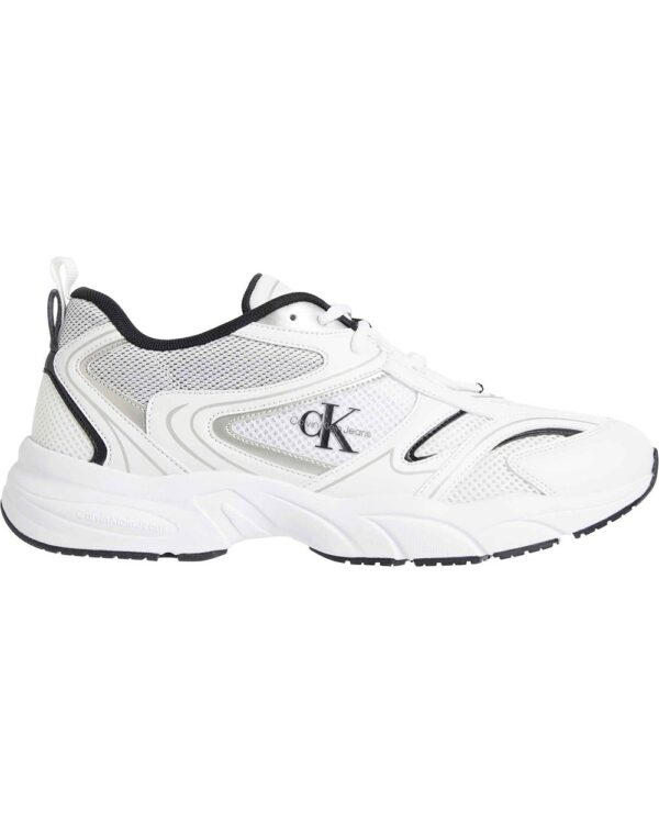 Calvin Klein Retro Tennis Mesh Bianco/Grigio - Calvin Klein