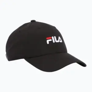 Fila Cappello Nero Logo Completo Ricamato - Fila