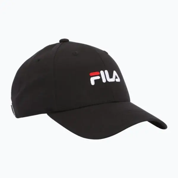 Fila Cappello Nero Logo Completo Ricamato - Fila