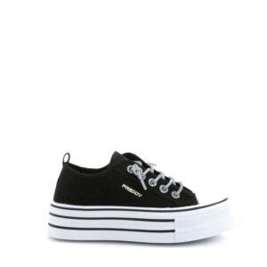 Freddy Scarpe in tela Platform Nere lacci Glitter - Freddy
