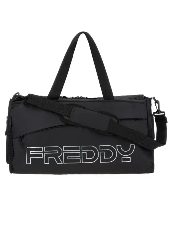 Borsone Freddy Nero Logo - Freddy