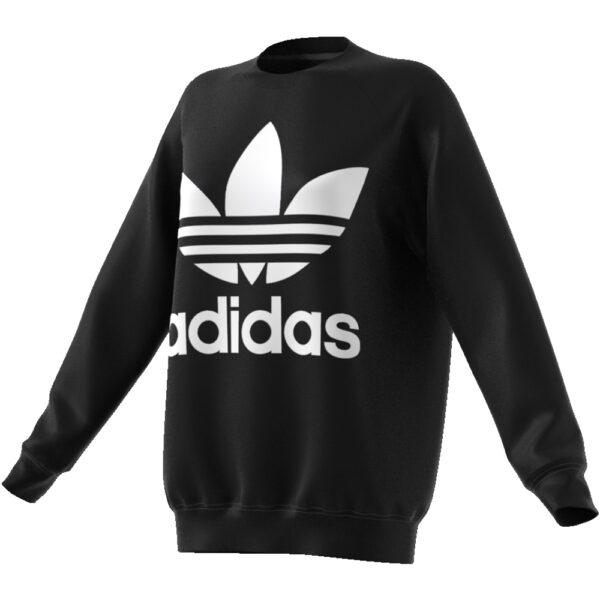 Felpa donna girocollo nero - Adidas