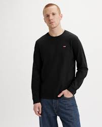 T shirt manica lunga nera - Levi's