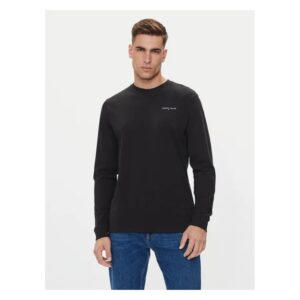 T shirt nera manica lunga - Tommy Hilfiger