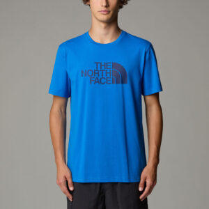 T shirt blu royal  con logo stampato grande - The North Face
