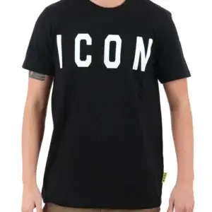 T shirt nera logo - Icon