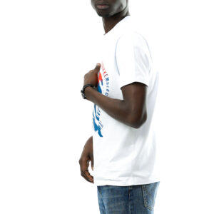T shirt uomo bianca con stampa - Bikkembergs
