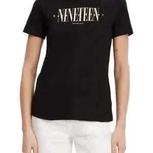T shirt nera Nineteen - Calvin Klein