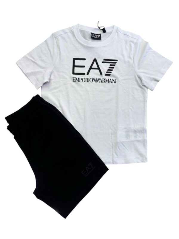 Completo t shirt/short bambino bianco - Armani
