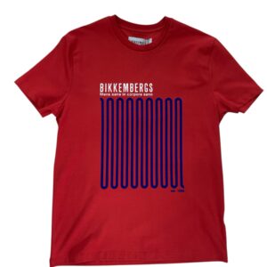 T shirt Rossa Stampata - Bikkembergs