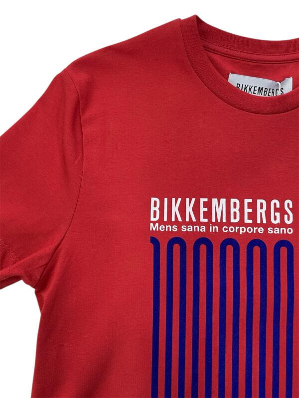 T shirt Rossa Stampata - Bikkembergs - immagine 2