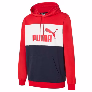 Felpa rossa con cappuccio - Puma
