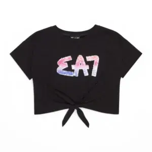 T shirt con nodo nera - Armani