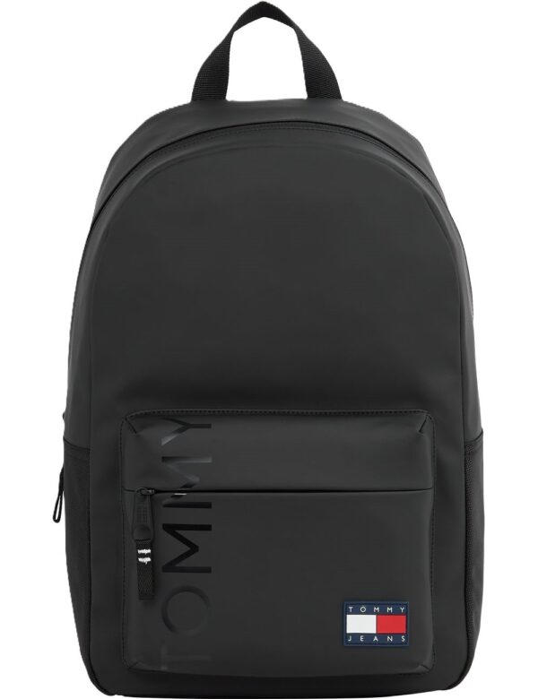 Tommy Jeans Zaino Ecopelle Nero - Tommy Jeans
