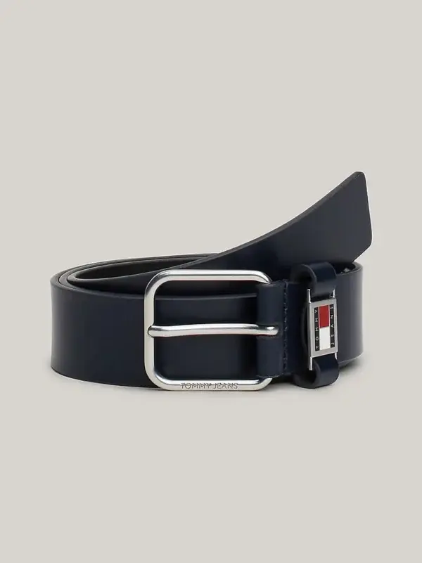Tommy Jeans Cintura Scanton 3.5 Blu Scuro - Tommy Jeans