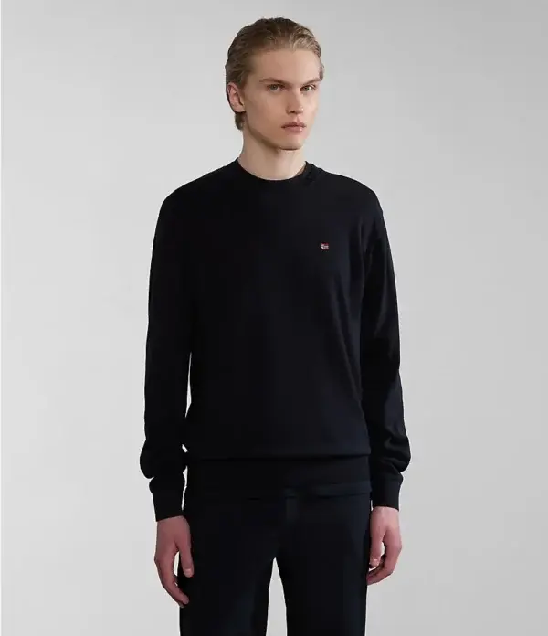 Maglione leggero girocollo Nero - Napapijri