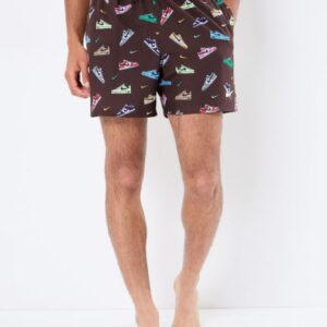 Costume pantaloncino marrone stampa sneakers - Nike