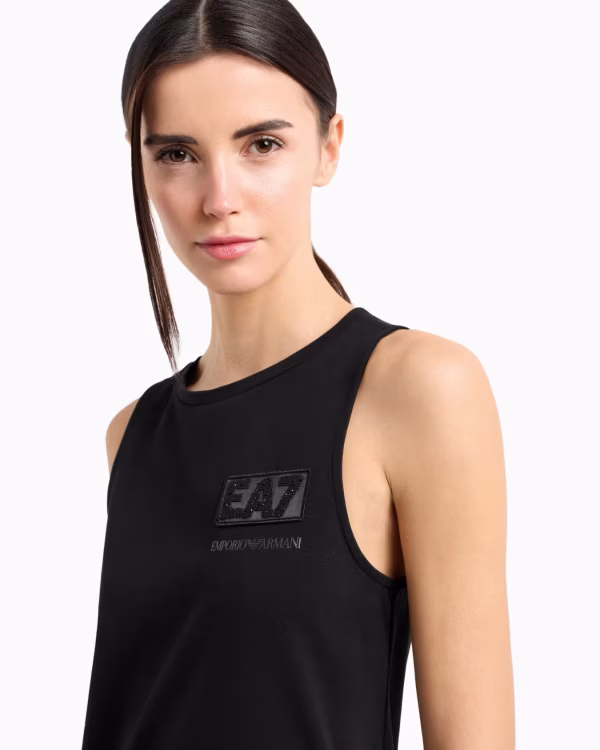 Abito Lungo Logo Series - Emporio Armani EA7 - immagine 3