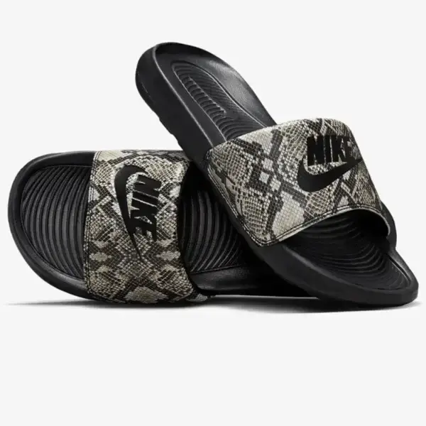 Ciabatte Victori one slide nero/pitonato - Nike